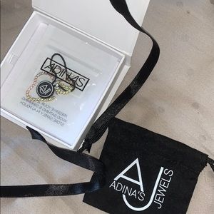 Adidas Jewels rainbow pastel tennis bracelet